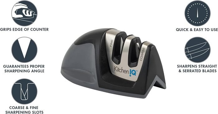 KitchenIQ 50009 Edge Grip 2-Stage Knife Sharpener